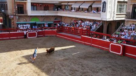 Imágenes del día del entreverao en las fiestas de Villafranca.