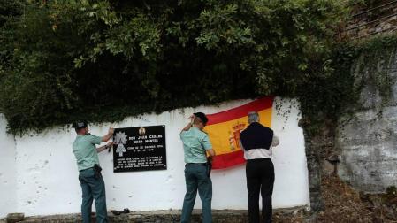 Homenaje en Leitza al cabo Beiro, asesinado por ETA hace 16 años
