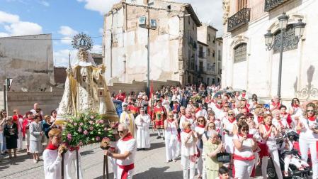 Fotos de la procesión de la Merced y la proclamación del 'corellano popular' de las fiestas de Corella 2018, 24 de septiembre.