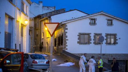 Los testigos señalan al padre como autor de los disparos en Cáseda