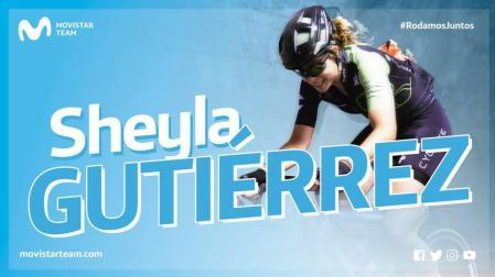 Sheyla Gutiérrez correrá la próxima temporada en el Movistar Team