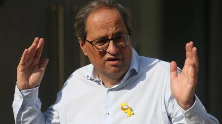 Torra, cuestionado por las cargas de los Mossos, amenaza con un nuevo 1-O