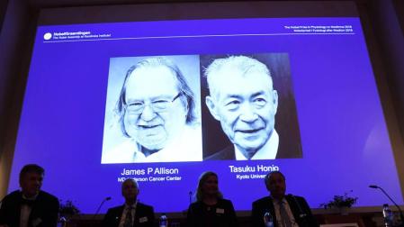 Nobel de Medicina para los padres de la inmunoterapia contra el cáncer