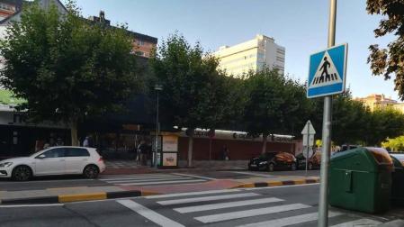 Atropellada una mujer en un paso de peatones en la calle Ermitagaña de Pamplona