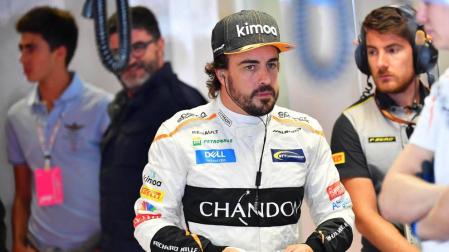 Alonso, tras un incidente con Magnussen: "Está fuera de la Q2 con el tercer mejor coche"