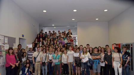 76 corresponsales juveniles reciben en Pamplona reconocimientos por su labor