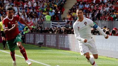 Un gol de Ronaldo elimina a Marruecos del Mundial