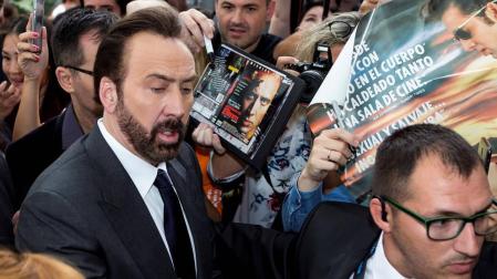 Nicolas Cage llega al Festival de Sitges aclamado por los fans