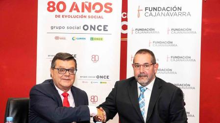 Fundación ONCE y Fundación Caja Navarra colaboran por las personas con discapacidad