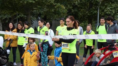 Fotos de la I Carrera por la conciliación celebraba en el campus de la UPNA de Pamplona.