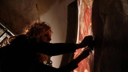 Arsus Paper ya está colocando en la iglesia la reproducción de sus pinturas murales