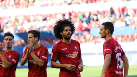 Imágenes del partido disputado en El Sadar entre el Osasuna y el Numancia el 30 de septiembre de 2018.