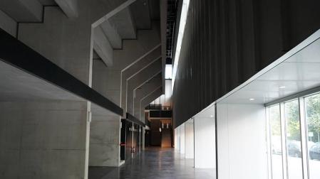 Visita guiada de los medios de comunicación en el pabellón Navarra Arena