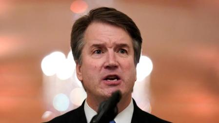 Trump declara "inocente" de abusos sexuales al nuevo juez del Supremo