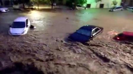 Vecinos de Sant Llorenç (Mallorca) grabaron el impresionante desbordamiento del torrente