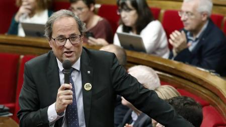Torra insiste en el ultimátum a Sánchez y tiene "prisa" para liberar a los presos