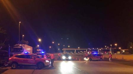 Imputado un conductor sevillano en Marcilla por circular con un carnet falso