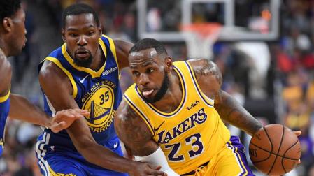 Los Lakers de LeBron James se imponen a unos Warriors sin Draymond Green