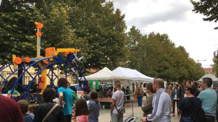 La donación entre vivos se promociona este sábado de forma festiva en Pamplona