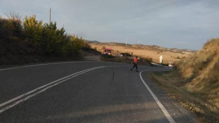 Un motorista de 31 años, herido muy grave en una salida de vía en Bargota