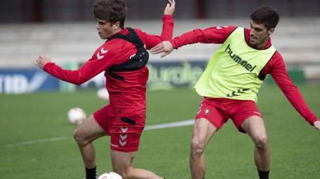 Osasuna hace un suave entrenamiento este domingo y descansará el lunes