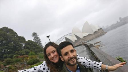 Una pareja de navarros que trabaja en energía solar en Australia