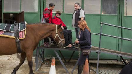 De la silla de ruedas al caballo