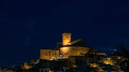 Una 'Noche en Ujué', la foto más votada de la categoría Patrimonio
