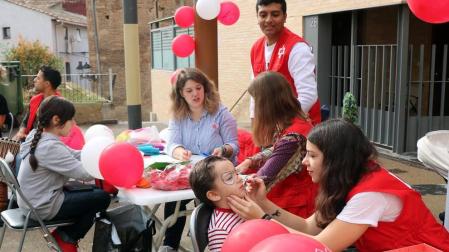 Animación, colorido y fiesta en la celebración del centro de la capital ribera, celebrado este sábado 20 de octubre.