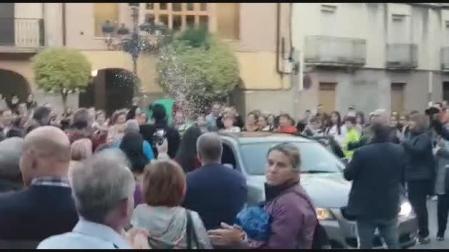 Recepción a Mikel Azcona