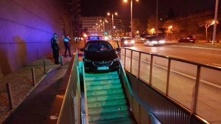 El pamplonés accidentado en el parking de Baluarte: "Tenía que haber ido en bus"