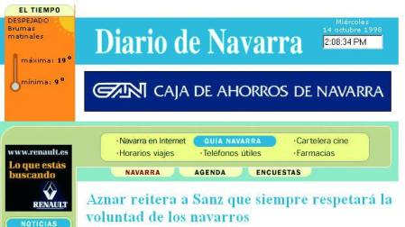 Diariodenavarra.es cumple 20 años: dos décadas acompañando a los navarros