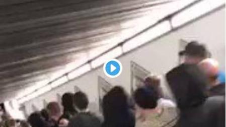Al menos veinte aficionados rusos heridos en Roma en un accidente en el metro