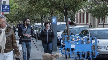 El retraso en comprar las cámaras deja sin fecha el fin de la zona azul en Estella