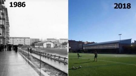IMAGEN INTERACTIVA | Cuando cambió el campo de fútbol de El Irati