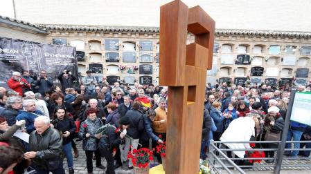 Navarros y aragoneses recuerdan juntos a 225 fusilados en Zaragoza en 1936