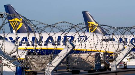 Ryanair cancela 190 vuelos el viernes por la huelga de tripulantes