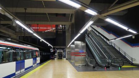 Intoxicados dos policías en el asalto de 50 grafiteros a un tren en Madrid