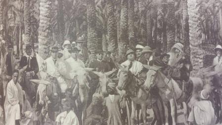 Una navarra rescata la película de 1924 sobre una peregrinación a Tierra Santa