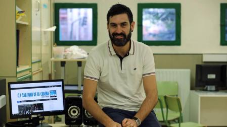 Andrés Rico, el profesor 'youtuber' de Pamplona