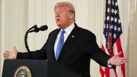 Trump presume de resultado "histórico" en el Senado durante las legislativas