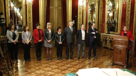 El sueldo y los bienes de Barkos, los consejeros y otros cargos de Navarra