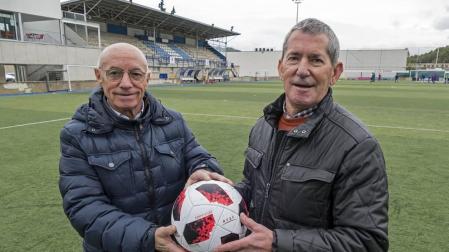 Dos leyendas para el saque de honor en Estella
