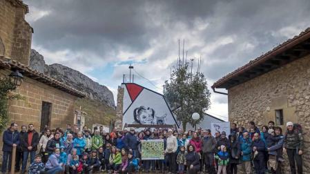 Inauguración de la microrreserva de mariposas 'el Inauguración de la microrreserva de mariposas 'El león dormido', en Lapoblacióndormido', en Lapoblación