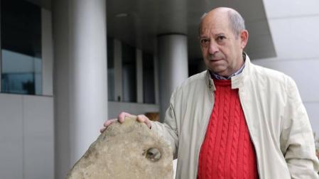 La historia de la piedra que encontró Julián Solano en Idocin hace 13 años