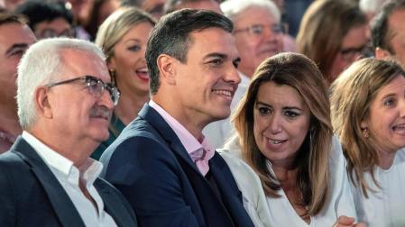 Sánchez, Casado y Rivera elevan la intensidad de la campaña andaluza