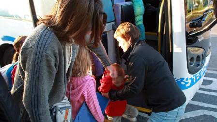 El transporte escolar es una de las piezas clave en el sistema educativo de Navarra.