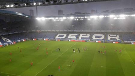 Diluvio en Riazor