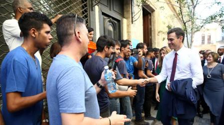 Pedro Sánchez alienta a la sociedad civil que quiere "transformar Cuba"