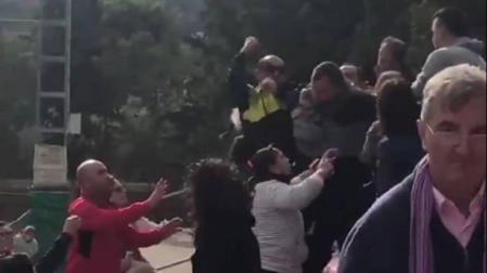Pelea de padres en un partido de fútbol infantil en Murcia